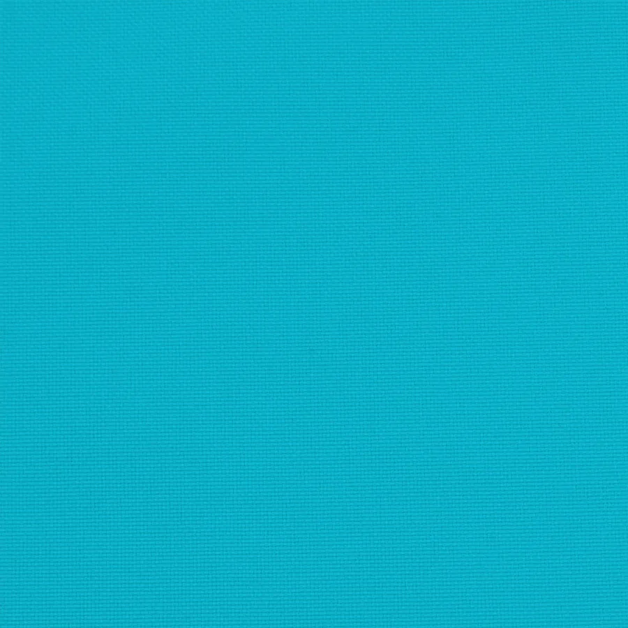 Coussin de banc de jardin turquoise 200x50x3 cm tissu - 6
