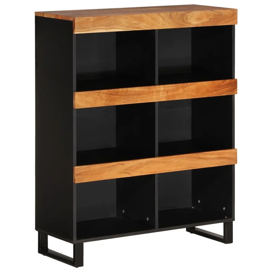 Armoire latérale 85x33x107 cm bois massif d'acacia - 2