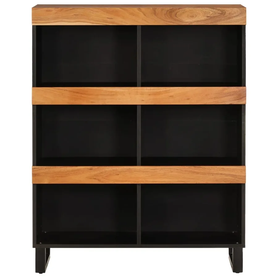 Armoire latérale 85x33x107 cm bois massif d'acacia - 3