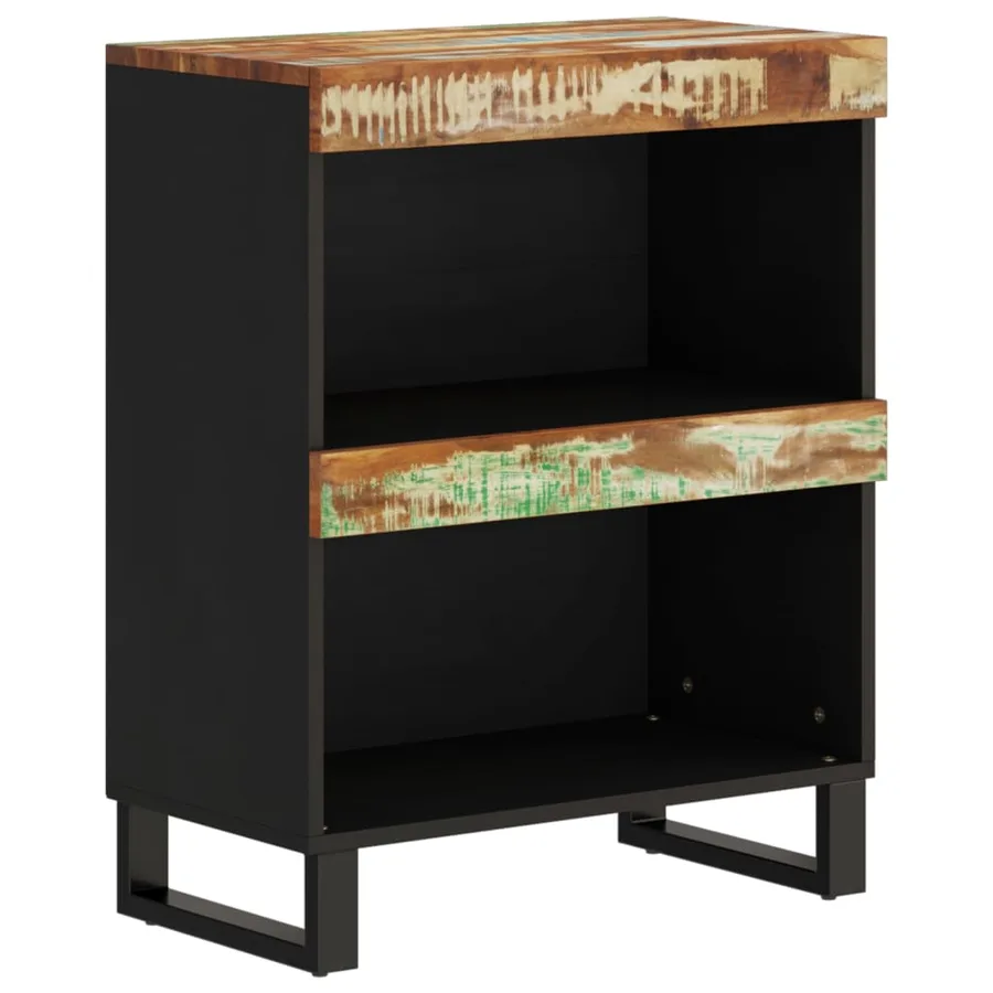Armoire latérale 60x33x75 cm bois massif de récupération - 2
