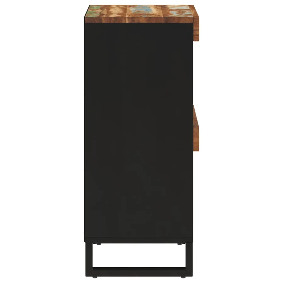 Armoire latérale 60x33x75 cm bois massif de récupération - 4