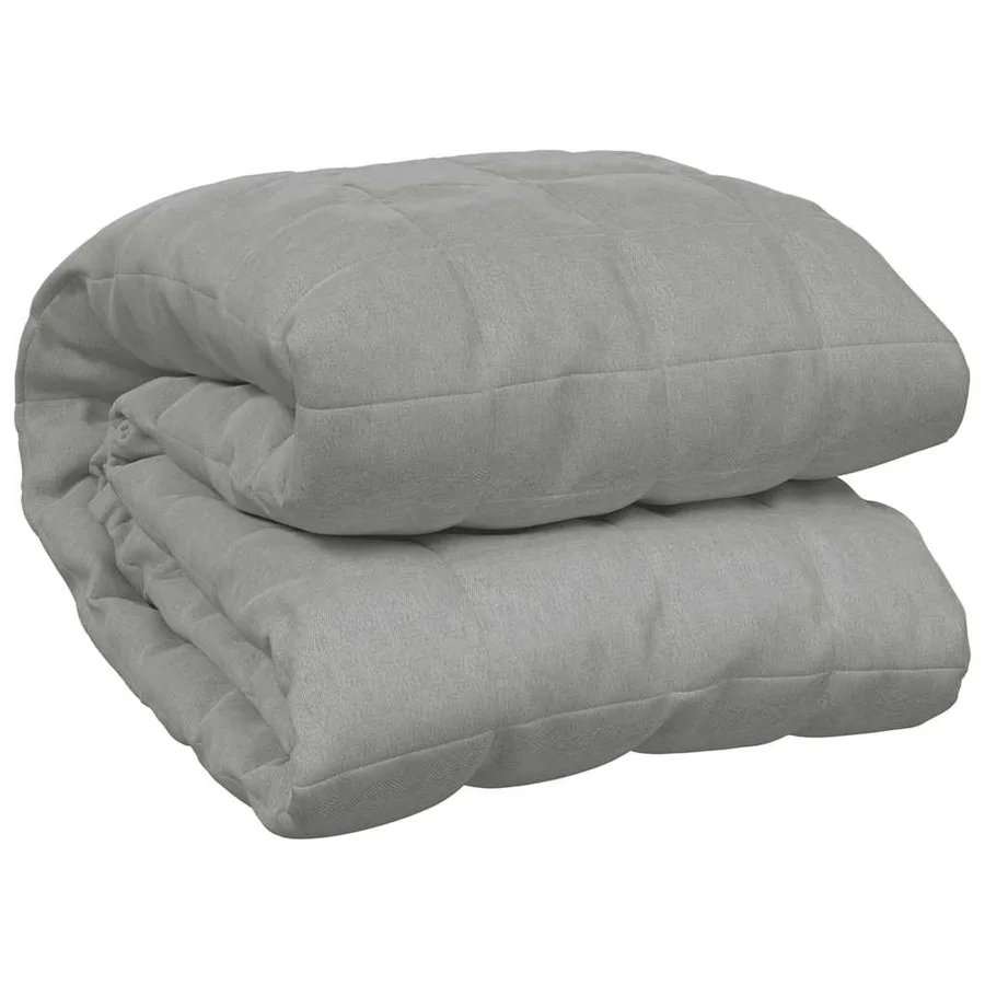 Couverture lestée Gris 138x200 cm 10 kg Tissu - 2