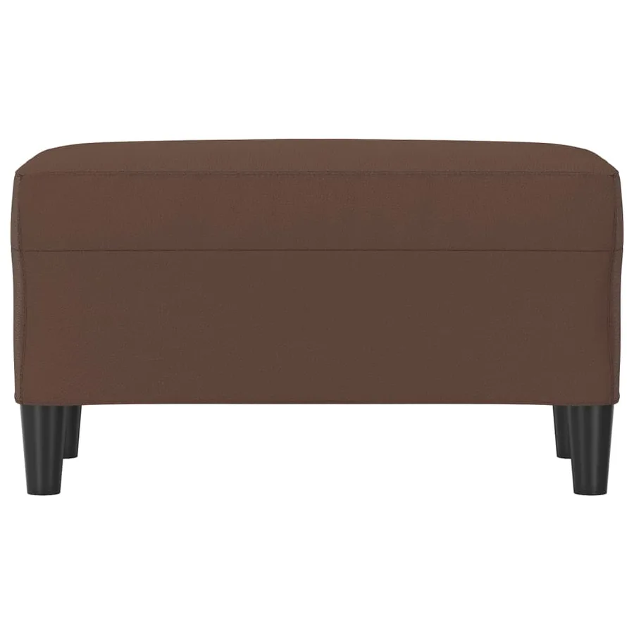 Banc Marron 70x35x41 cm Similicuir - 3