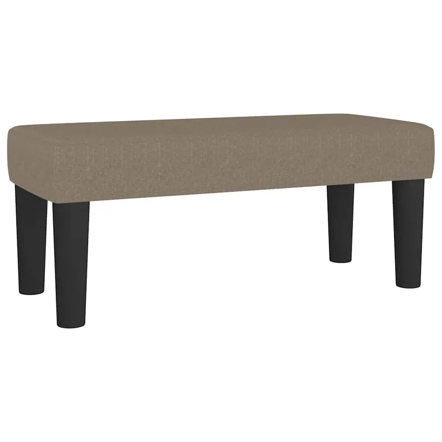 Banc Taupe 70x30x30 cm Tissu - 2