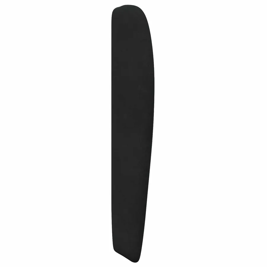 Oreille de tête de lit Noir 80 x 23 x 6 cm Velours - 5