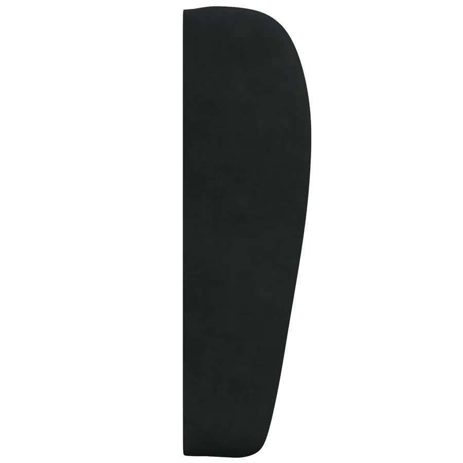 Oreille de tête de lit Noir 80 x 23 x 6 cm Velours - 7