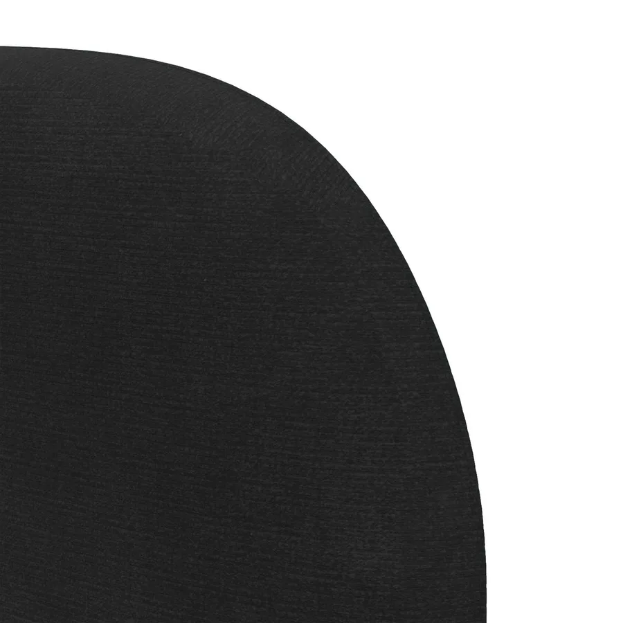 Oreille de tête de lit Noir 80 x 23 x 6 cm Velours - 9