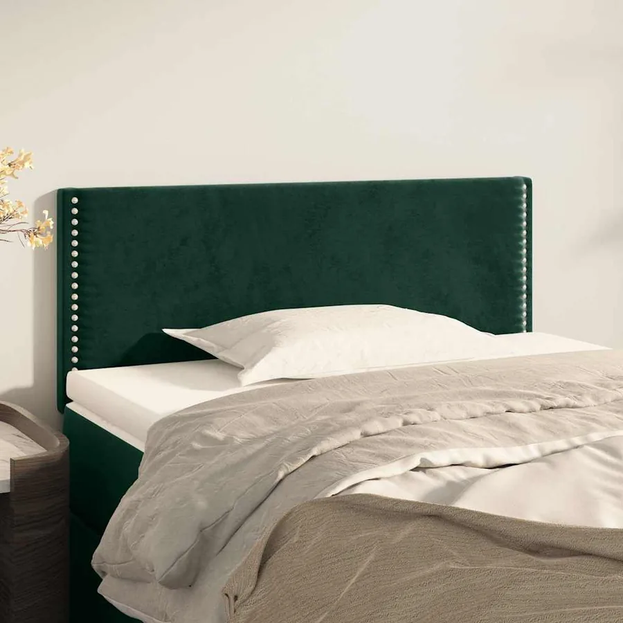 Tête de lit Vert foncé 80x5x78/88 cm Velours