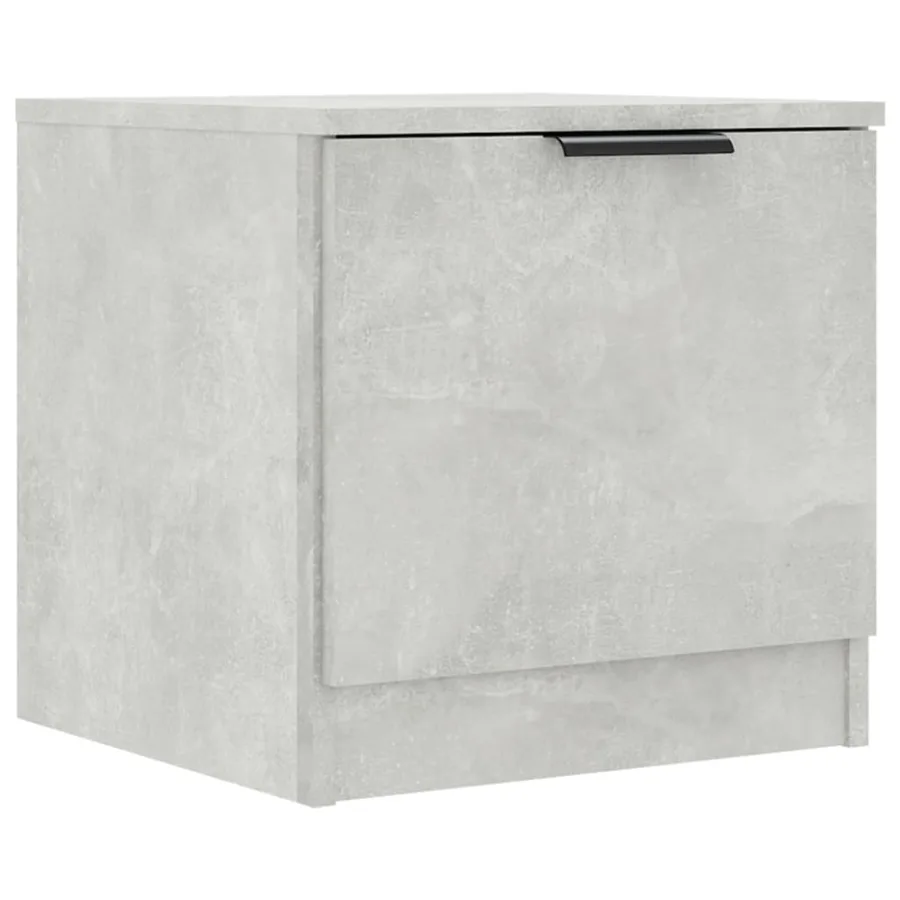 Table de chevet Gris béton 40x39x40 cm - 2
