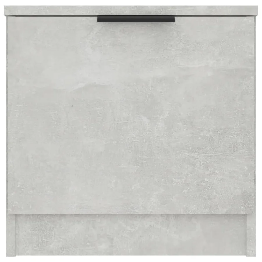 Table de chevet Gris béton 40x39x40 cm - 4