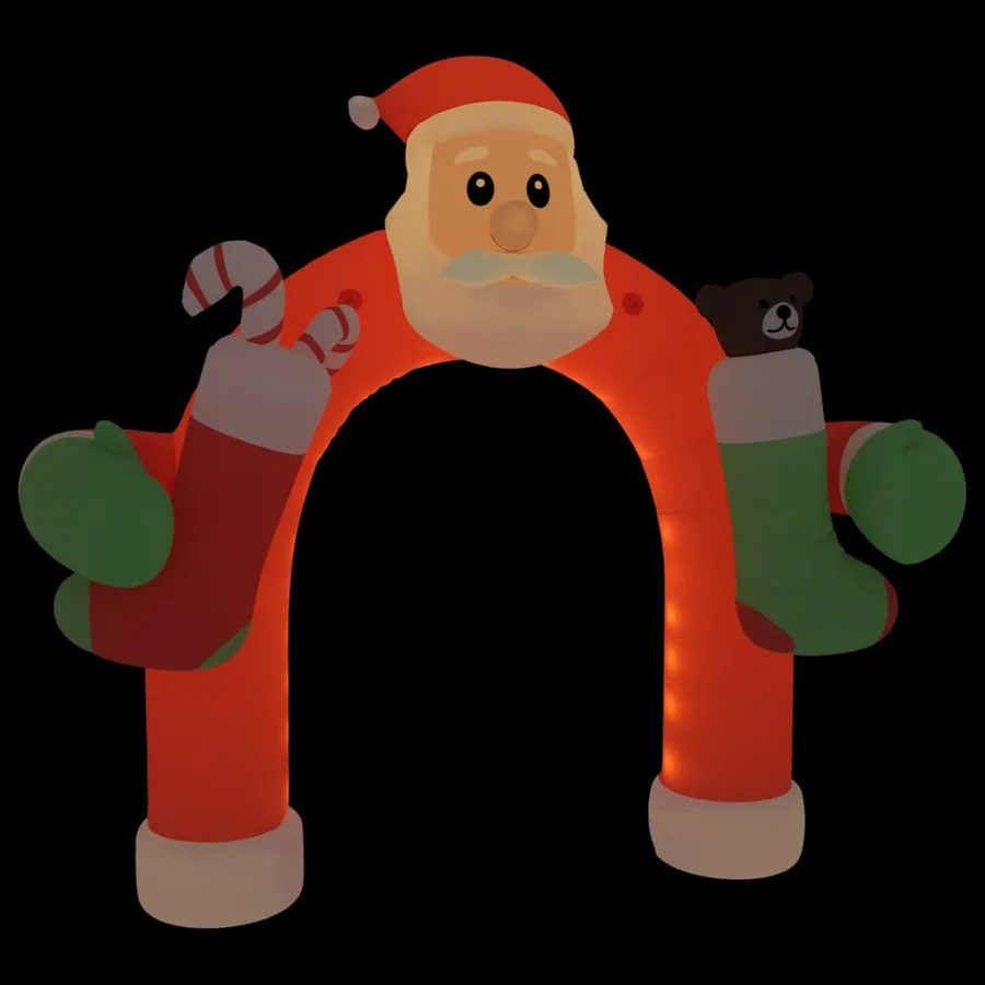 Porte voûtée gonflable de Noël avec LED 320 cm - 2