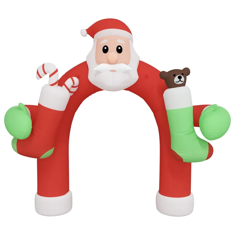 Porte voûtée gonflable de Noël avec LED 320 cm - 4