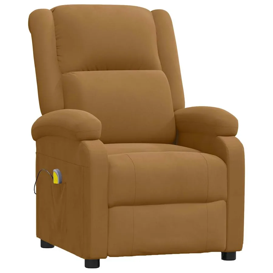 Fauteuil de massage Marron Velours - 2