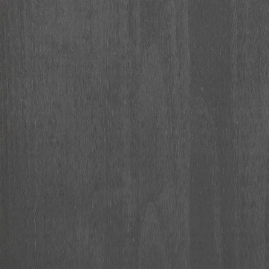 Table de chevet HAMAR Gris foncé 40x35x62 cm Bois de pin massif - 7