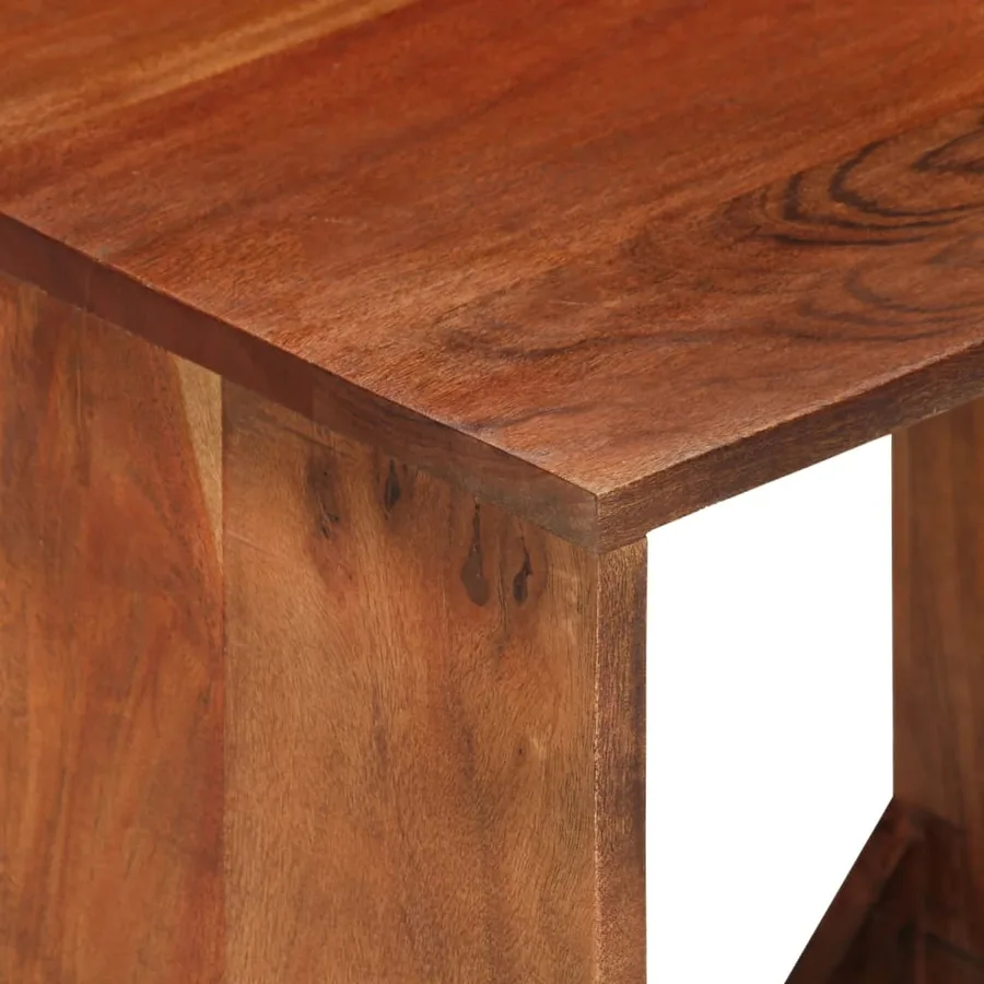 Étagère murale 40x30x40 cm Bois d'acacia solide - 5