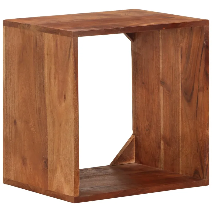 Étagère murale 40x30x40 cm Bois d'acacia solide - 7