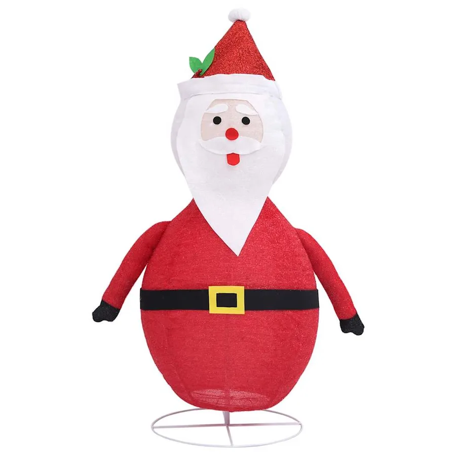 Décoration de Noël Figurine Père Noël LED Tissu de luxe 90 cm - 5