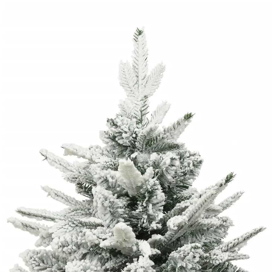 Sapin de Noël artificiel à flocons de neige Vert 150 cm PVC/PE - 3