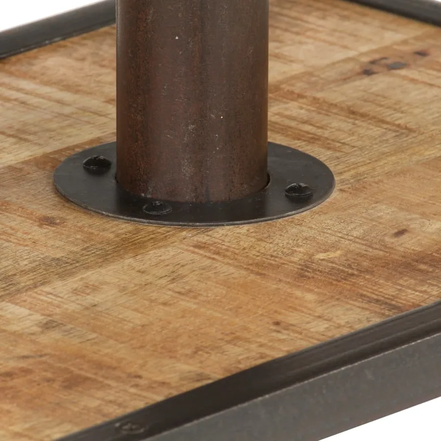 Meuble TV 160x30x40 cm Bois de manguier massif - 6