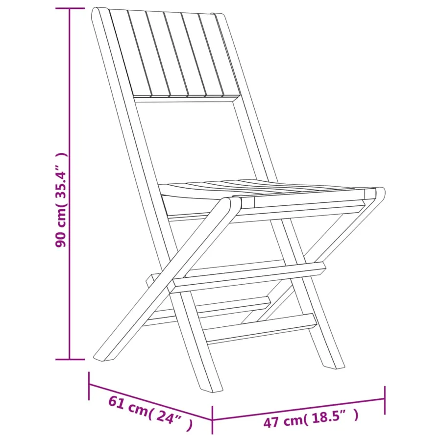 Ensemble à manger de jardin 5 pcs Bois de teck massif - 8