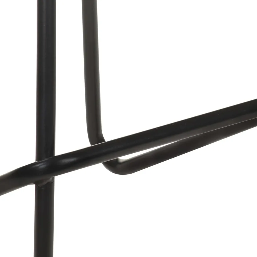 Tabourets de bar lot de 2 marron cuir véritable - 11