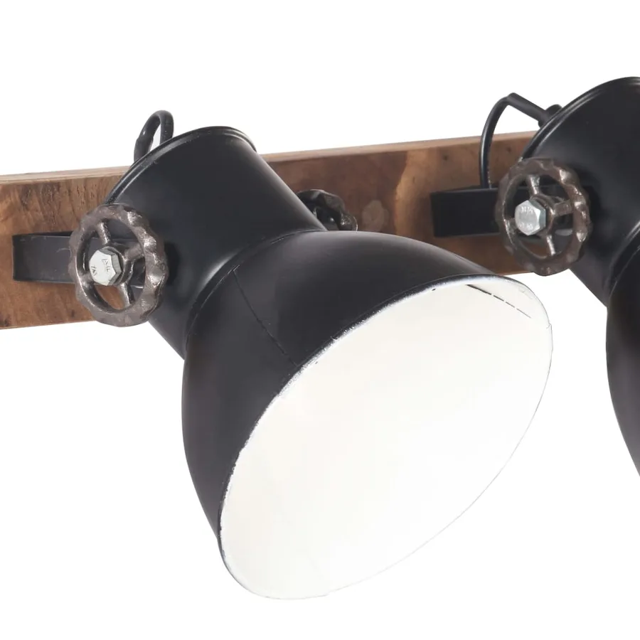 Lampe murale industrielle Noir 45x25 cm E27 - 4