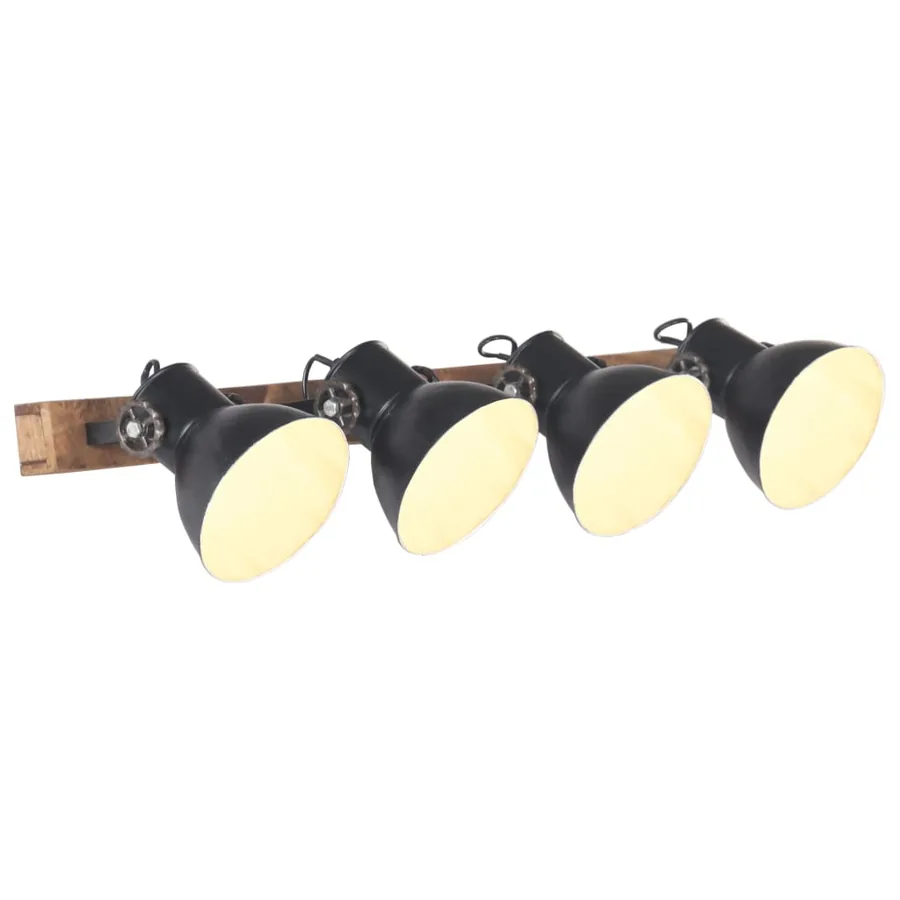 Lampe murale industrielle Noir 90x25 cm E27