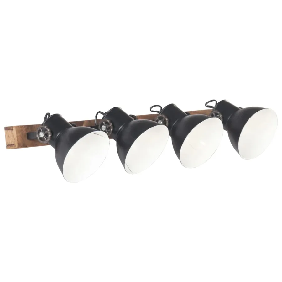 Lampe murale industrielle Noir 90x25 cm E27 - 2