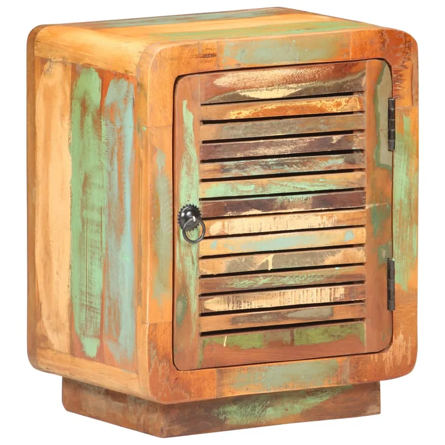 Table de chevet 40 x 30 x 50 cm Bois de récupération massif