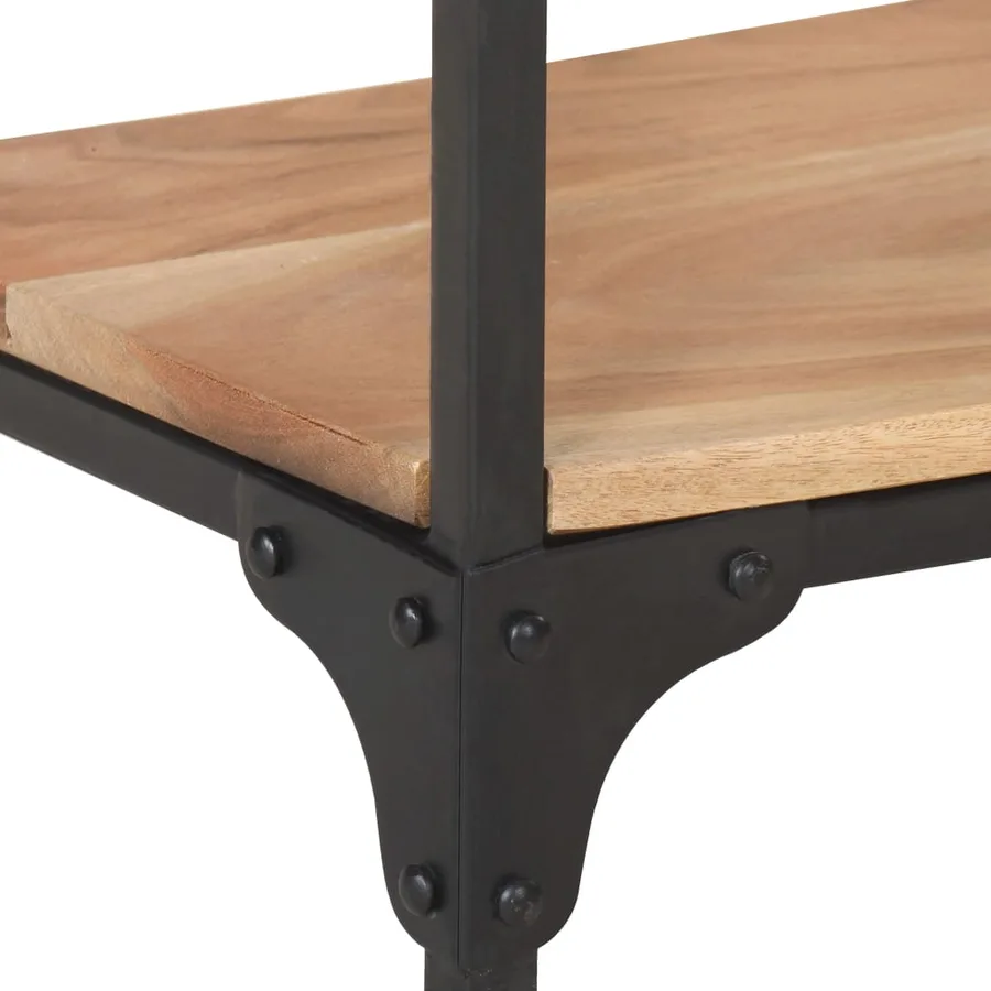 Table basse 90x30x40 cm Bois solide d'acacia - 5