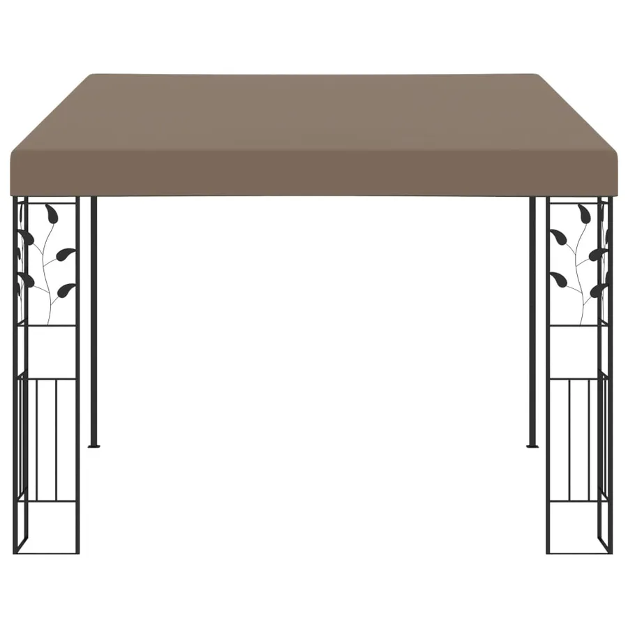 Belvédère mural 3x3x2,5 m Taupe - 2