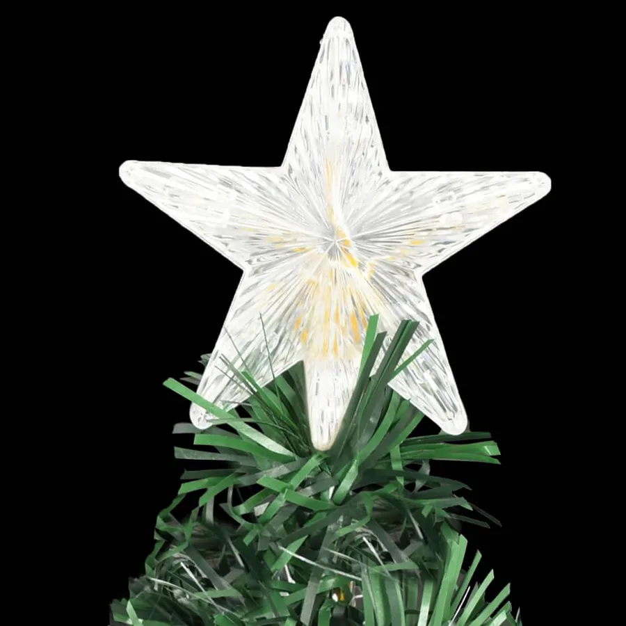 Arbre de Noël pré-éclairé avec support et LED 210 cm fibre optique - 5