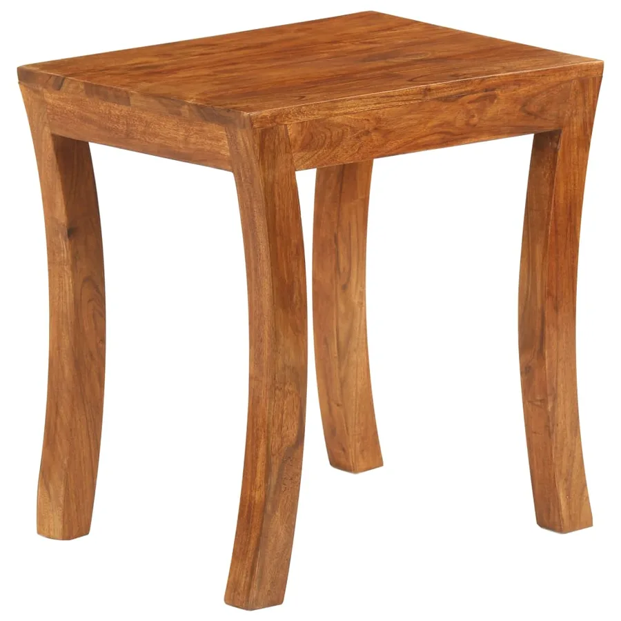 Table gigogne 3 pcs Bois massif d'acacia 50x35x50 cm Marron - 8