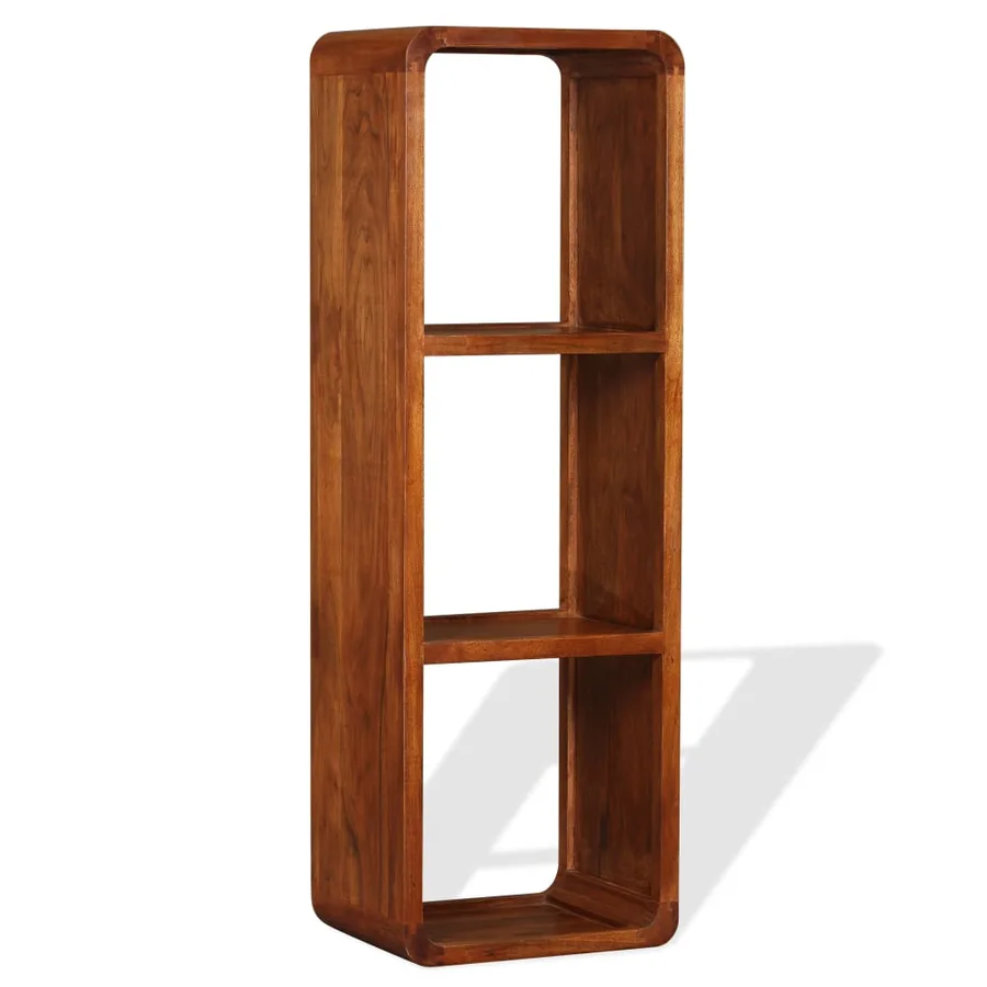 Meuble TV Bois massif avec finition miel 120 x 30 x 40 cm - 7
