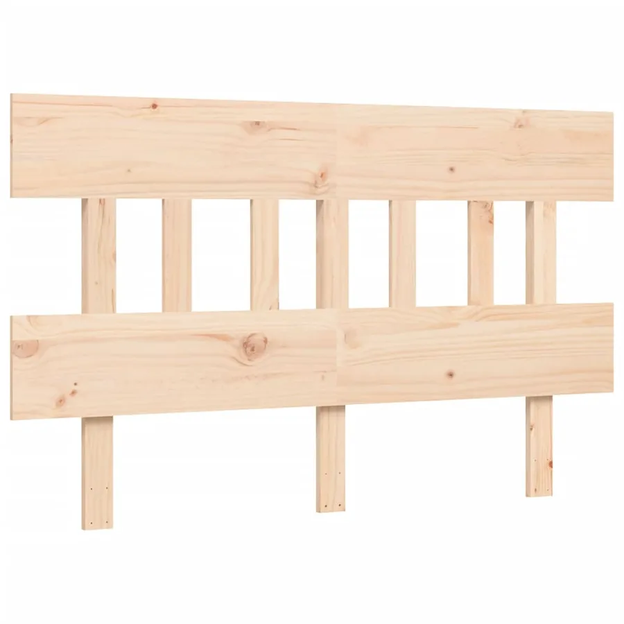 Lit pour personne âgée sans matelas 120x200 cm bois massif - 8