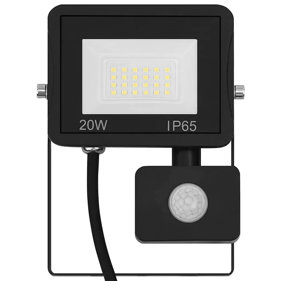 Projecteur à LED avec capteur 20 W Blanc chaud - 3