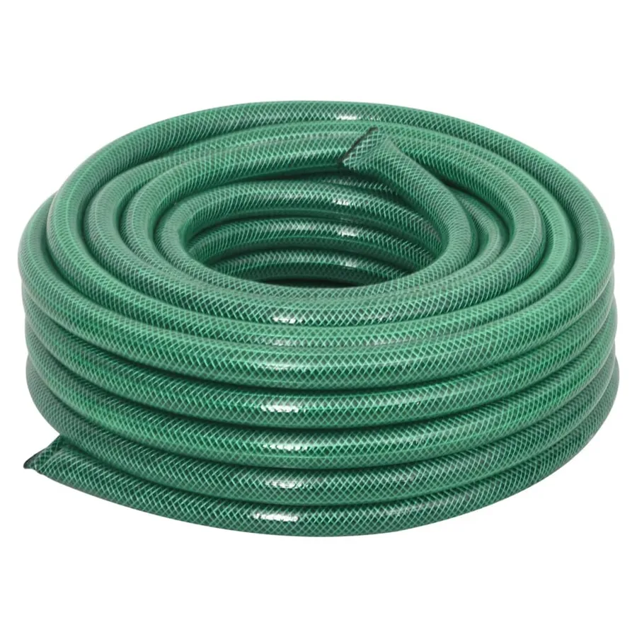 Tuyau d'arrosage avec jeu de raccords vert 0,75" 100 m PVC - 2