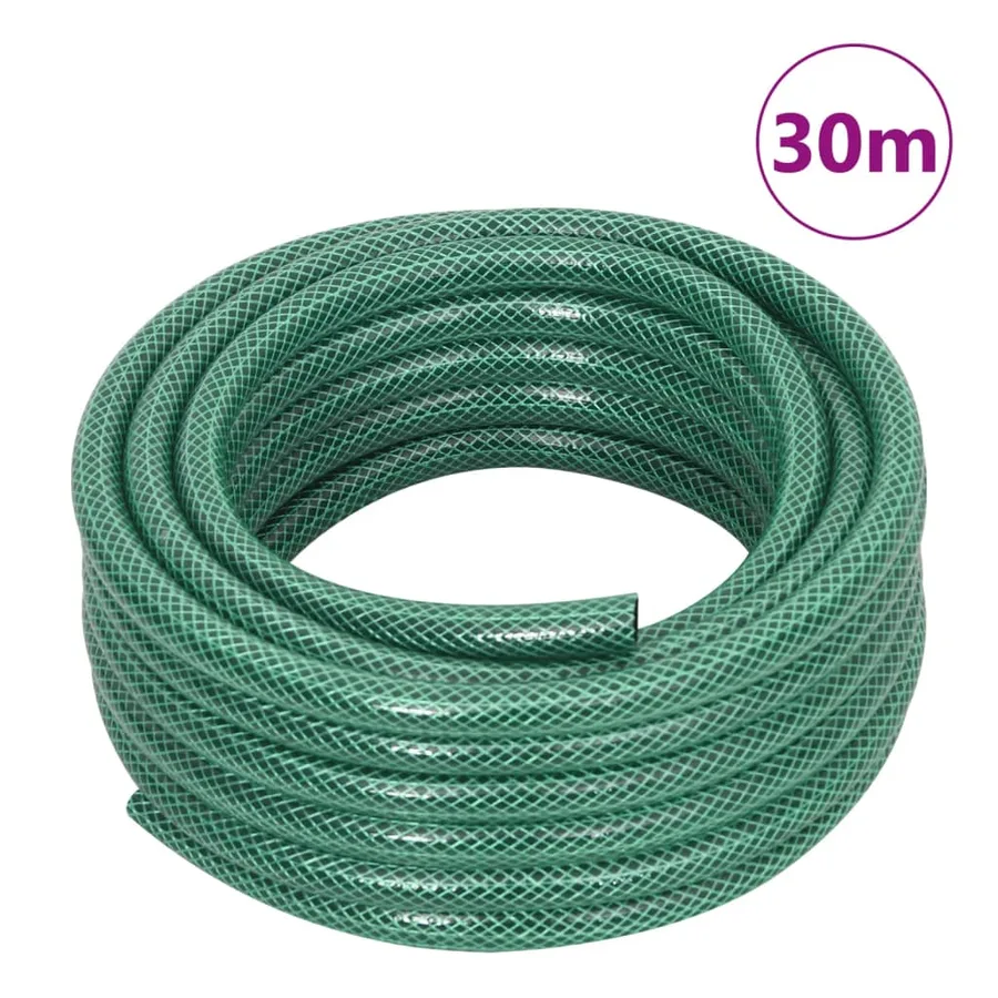 Tuyau d'arrosage vert 0,5" 30 m PVC - 5