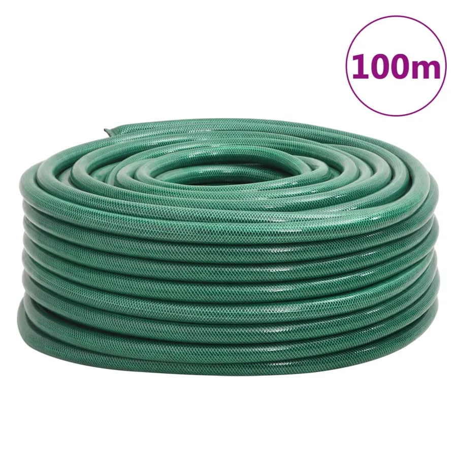 Tuyau d'arrosage vert 1" 100 m PVC - 5