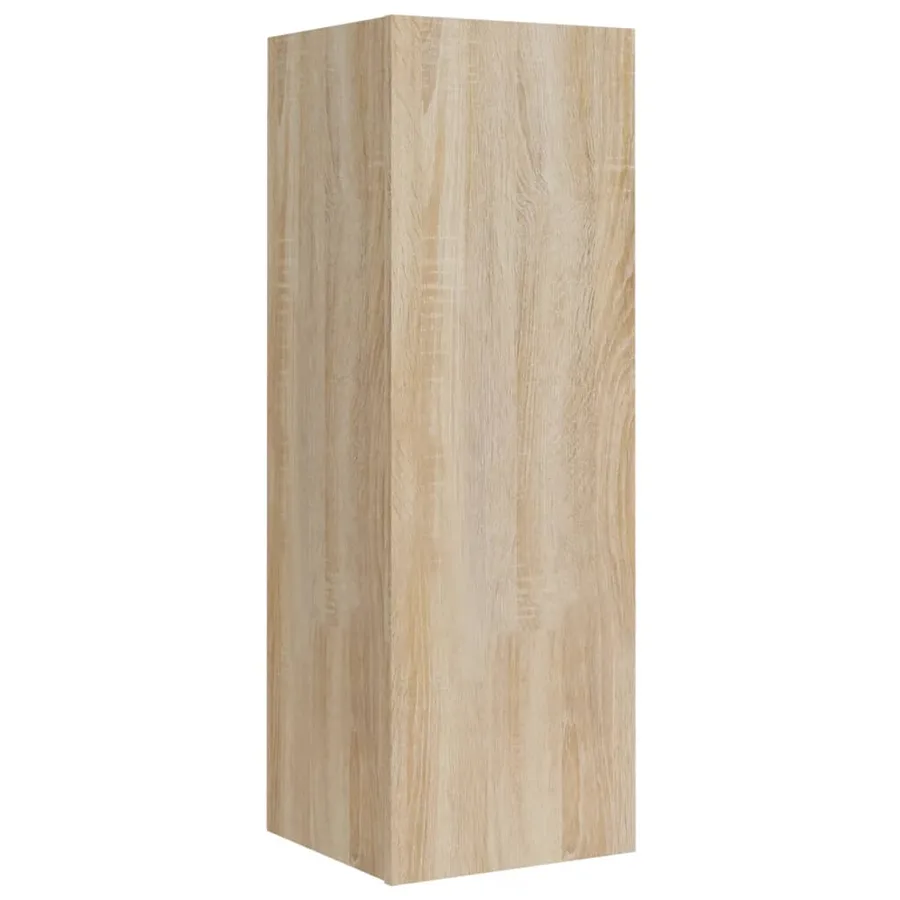 Ensemble de meubles TV 4 pcs Chêne sonoma Bois d'ingénierie - 7