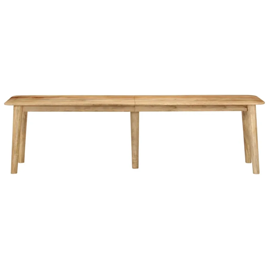 Banc 160x40x45 cm bois massif de manguier - 2