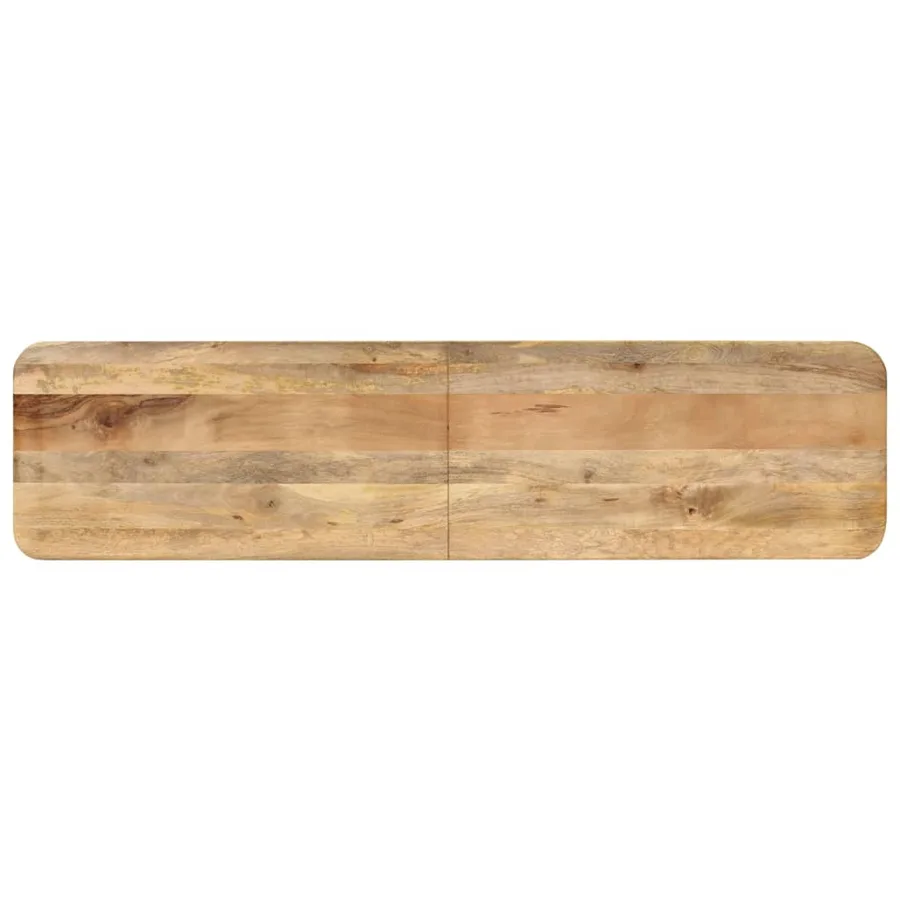 Banc 160x40x45 cm bois massif de manguier - 4