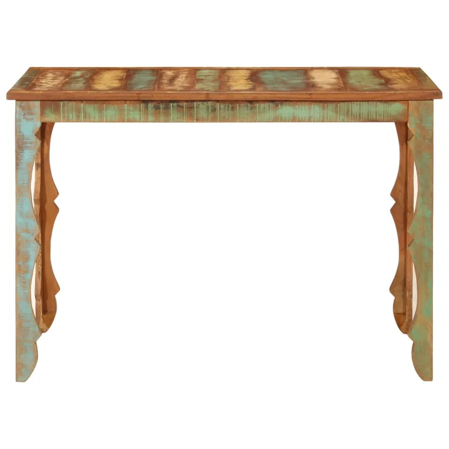 Table à manger 110x52x76 cm bois massif de récupération - 2