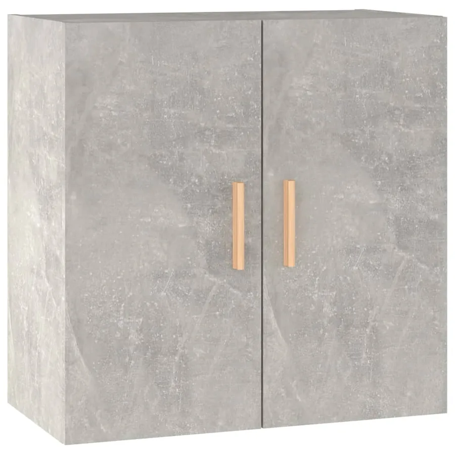 Armoire murale Gris béton 60x30x60 cm Bois d'ingénierie - 2