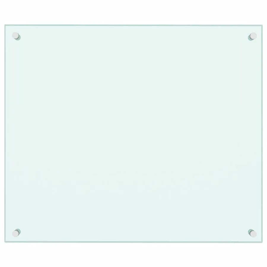 Dosseret de cuisine couleur Lait 70x60 cm Verre trempé - 2