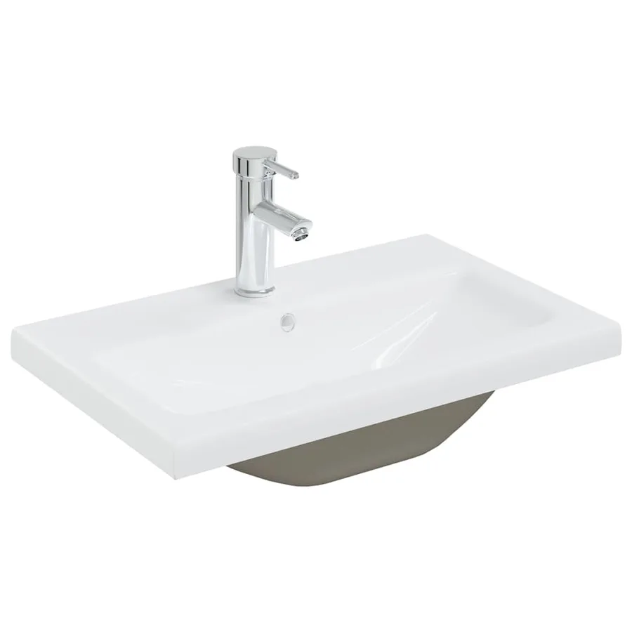 Ensemble de meubles de salle de bain Noir Aggloméré - 12