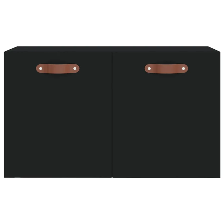 Armoire murale Noir 60x36,5x35 cm Bois d'ingénierie - 3