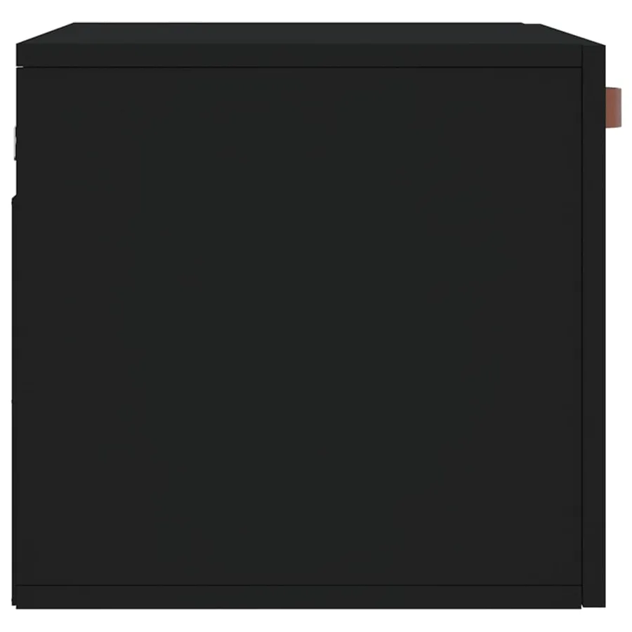 Armoire murale Noir 60x36,5x35 cm Bois d'ingénierie - 6
