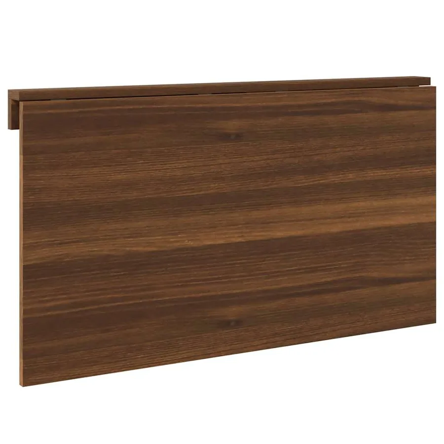 Table murale pliable Chêne marron 100x60x56cm Bois d'ingénierie - 5
