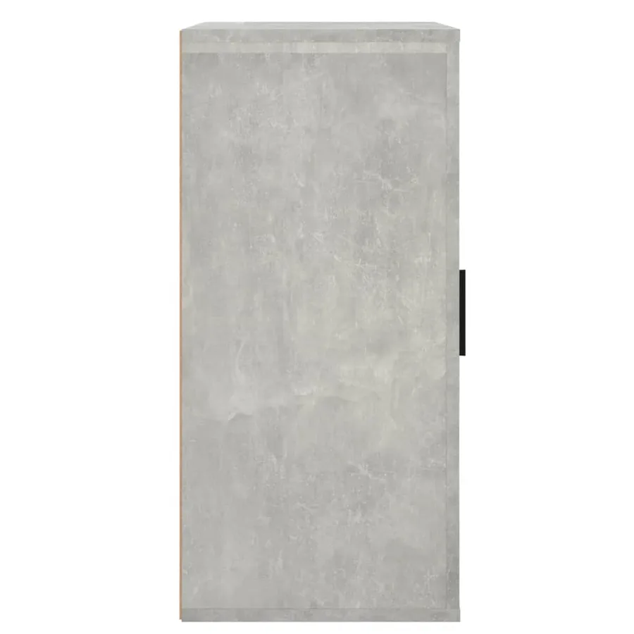 Buffet Gris béton 40x33x70 cm Bois d'ingénierie - 5
